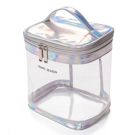 Bolsa de Cosméticos Transparente de Gran Capacidad Impermeable - Image 6