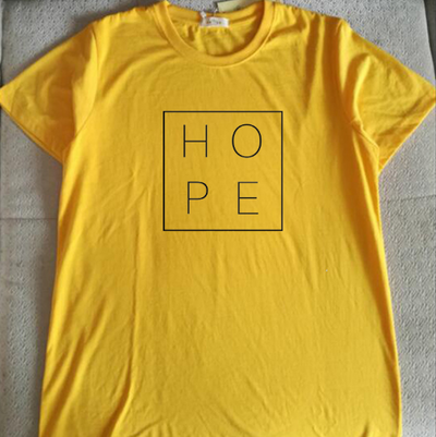 Playera Básica Hope de Algodón - Unisex, Cuello Redondo, Corte Relajado - Image 7