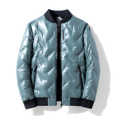 Chaqueta Acolchada de Plumón para Hombre | Estilo Moderno - Image 8