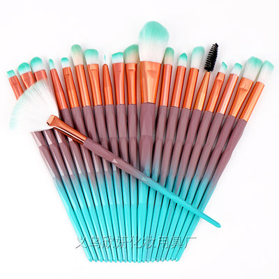 Set de 20 Sombras Multicolor con Brochas Profesionales de Maquillaje - Image 21