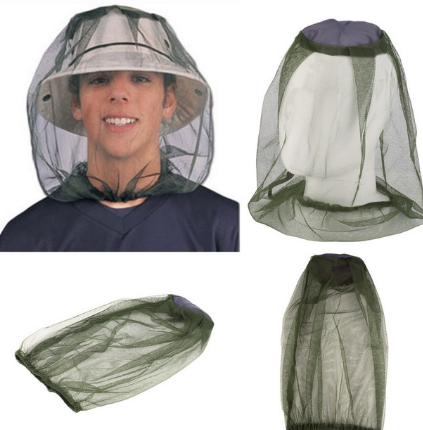 Sombrero de Pesca Nocturna con Red Anti-Insectos y Protección Solar