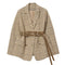 Blazer a Cuadros para Mujer
