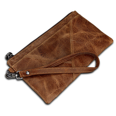 Billetera Hombre RFID Crazy Horse Antirrobo Multifuncional - Image 5