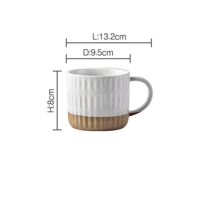 Taza de Cerámica Artesanal Literary Gran Capacidad para Café - Image 4