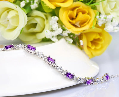 Pulsera de Plata con Amatista - Image 9