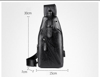 Bolso de Pecho Tide para Hombre - Diseño Moderno de Un Hombro - Image 5
