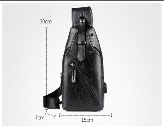 Bolso de Pecho Tide para Hombre - Diseño Moderno de Un Hombro - Image 5