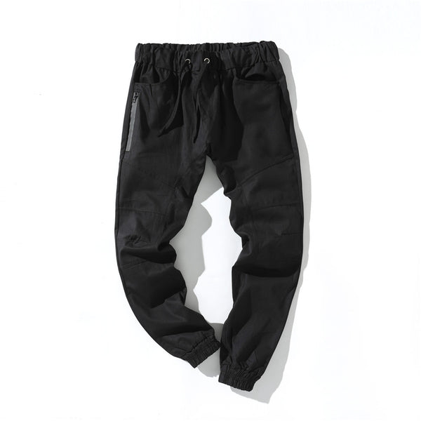 Pantalones de trabajo multibolsillo color sólido para hombre - Image 12