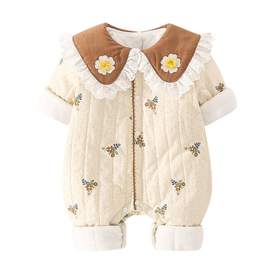 Pijamas Florales de Invierno para Bebé - Image 4