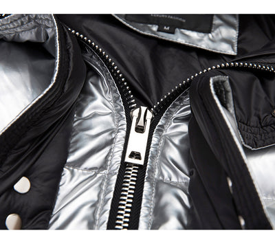 Chaqueta Acolchada Brillante para Parejas - Corte Medio Grueso - Image 20