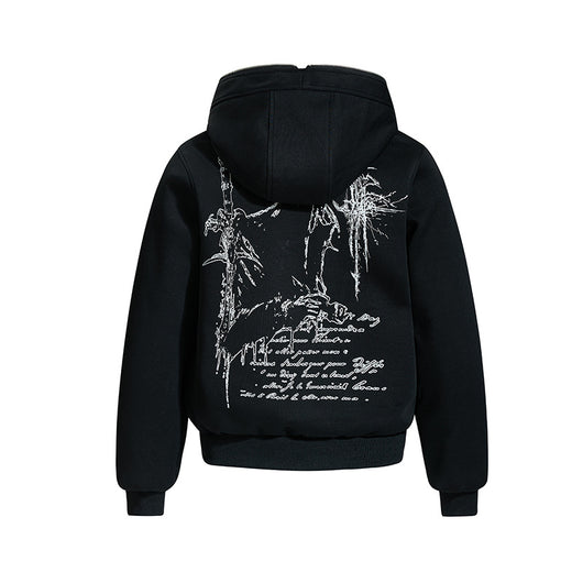 Sudadera Estampada con Cierre Americano de Manga Larga - Image 4