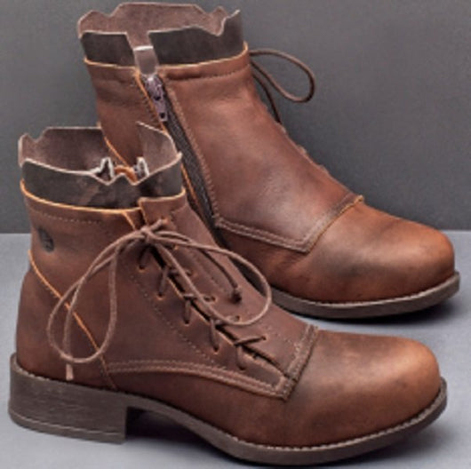 Botas Martin con Cordones y Tacón Bajo - Image 3