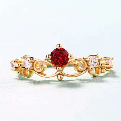 Anillo Corona de Flores Plata Japón Lujo Ligero - Image 8