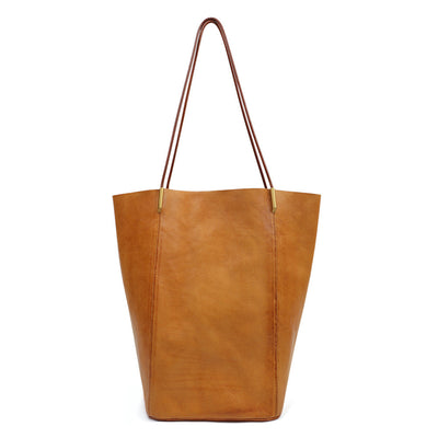 Bolso de Cuero Genuino con Compartimento Fotográfico para Mujer - Image 2