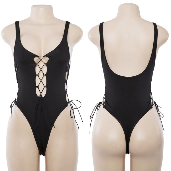 Traje de Baño Enterizo Elegante para Mujer - Diseño Europeo y Americano