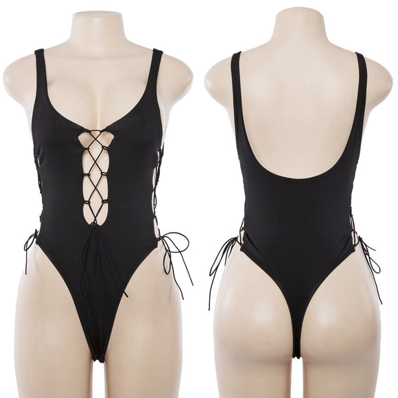 Traje de Baño Enterizo Elegante para Mujer - Diseño Europeo y Americano