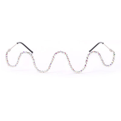 Gafas Artesanales con Diamantes - Montura Media Aro - Image 21