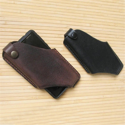 Funda Protectora de Cuero para Celular con Soporte de Cinturón - Image 3
