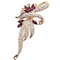 Korean version of female jewelry crystal brooch brooch Dorado