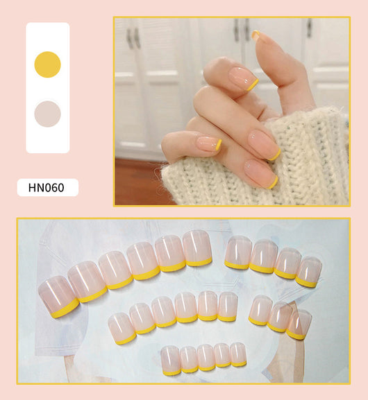 Uñas Postizas Decoradas Adhesivas - Diseño Profesional Listo para Usar - Image 48