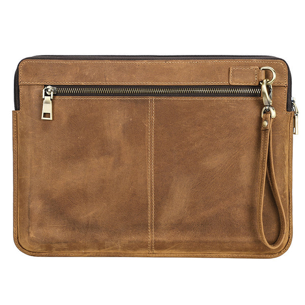 Funda Protectora para Laptop en Cuero Crazy Horse - Maletín Portátil Elegante - Image 5
