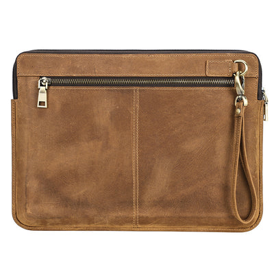 Funda Protectora para Laptop en Cuero Crazy Horse - Maletín Portátil Elegante - Image 5
