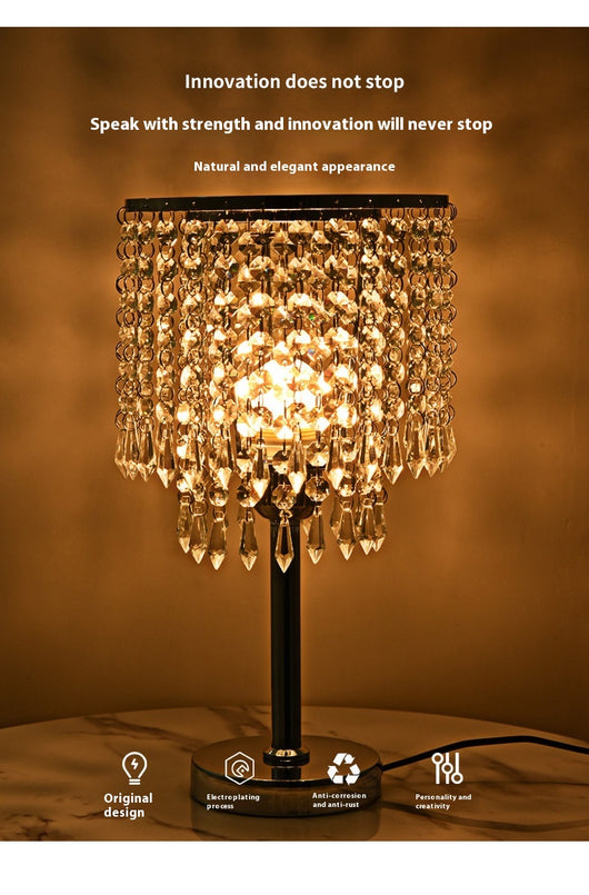 Lámpara de Mesa Decorativa Crystal Bed Head - Image 10
