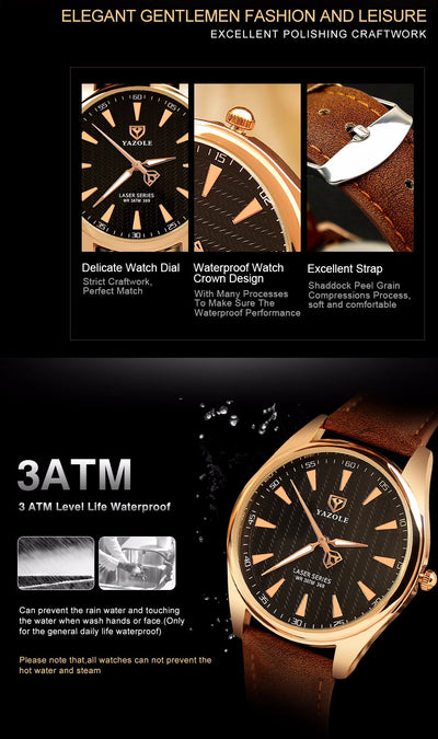 Reloj de Cuarzo Luminoso Resistente al Agua para Hombre - Image 4
