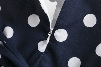 Vestido Chaleco con Estampado de Lunares - Image 2