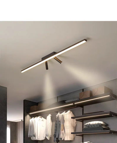 Lámpara de Techo Minimalista de Palabra Única para Vestidores - Image 15