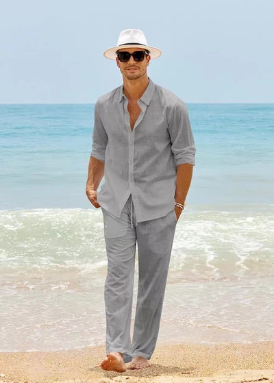Conjunto Casual de Moda Europea para Hombre con Manga Larga - Image 15