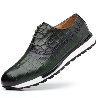 Zapatos de Cuero Nobuck para Hombre con Cordones Estilo Británico - Image 8