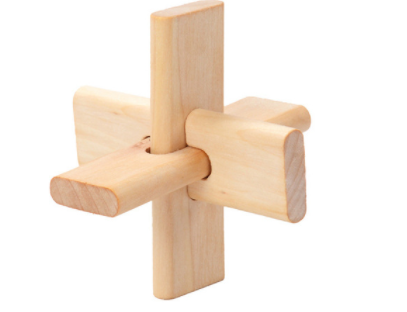 Puzzle de Bloqueo Kongming - Juguete Educativo de Bambú - Image 18
