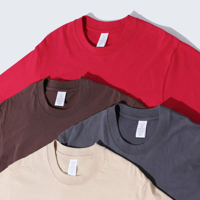 Playera Básica de Algodón Pesado sin Costuras para Hombre - Image 2