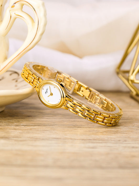Reloj Vintage Ovalado Mini para Mujer - Resistente al Agua con Cuarzo - Image 14