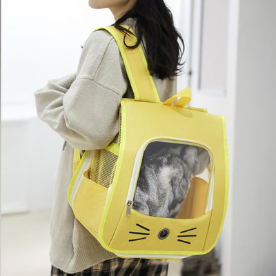 Mochila Transportadora para Gatos y Perros Pequeños - Bolsa Respirable Portátil - Image 9