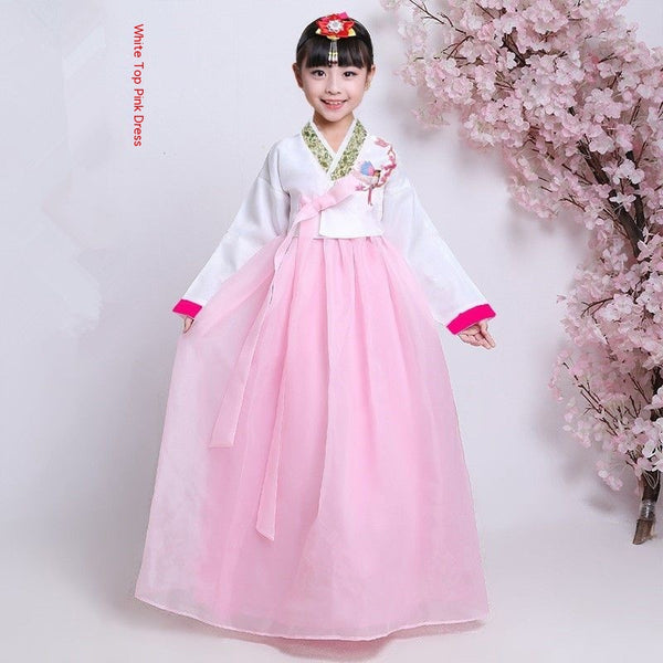 Traje Tradicional Coreano Hanbok para Niñas - Disfraz de Danza y Presentaciones - Image 3
