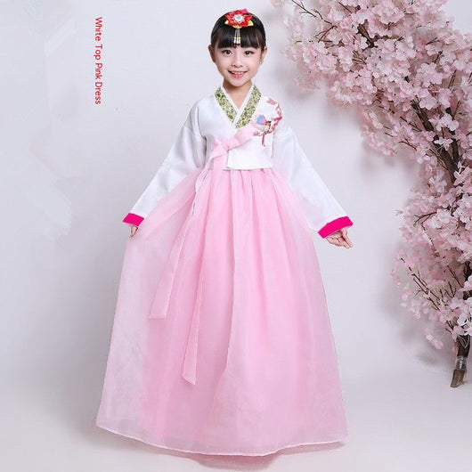 Traje Tradicional Coreano Hanbok para Niñas - Disfraz de Danza y Presentaciones - Image 3