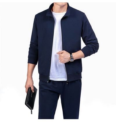 Conjunto Deportivo de 2 Piezas Talla Grande - Cardigan Casual Primavera Otoño - Image 13