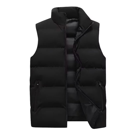 Chaleco Cardigan Slim Fit con Cuello Alto y Cierre - Abrigo Térmico Casual - Image 5
