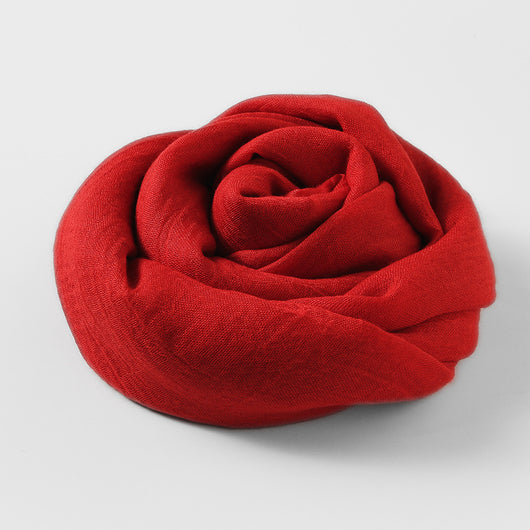 Pañuelo de Algodón y Lino Artístico de Color Sólido para Mujer - Image 26
