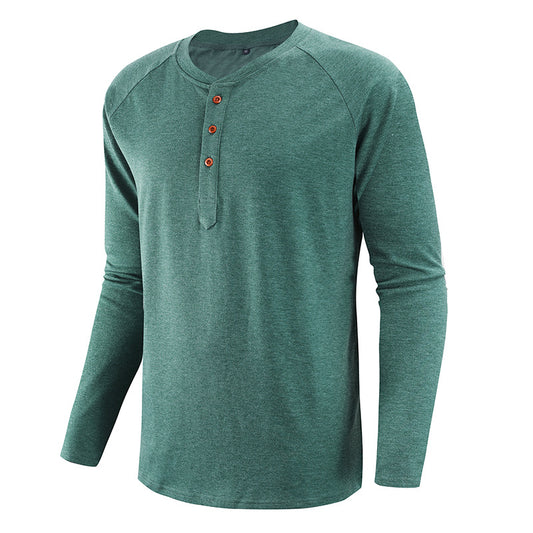 Camiseta Henley Grande para Hombre - Comodidad y Estilo