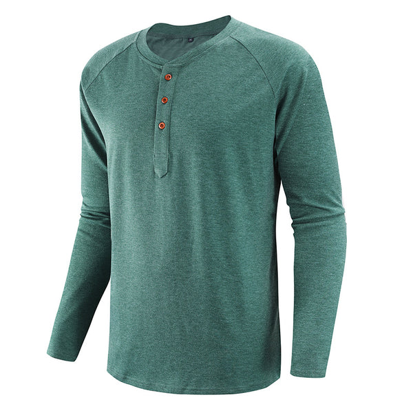 Camiseta Henley Grande para Hombre - Comodidad y Estilo