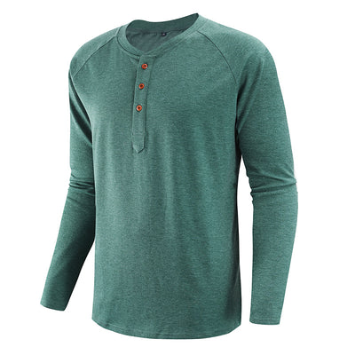 Camiseta Henley Grande para Hombre - Comodidad y Estilo