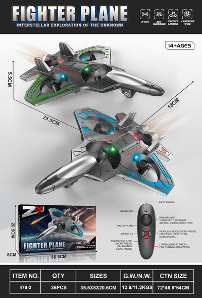 Dron de Espuma Resistente a Caídas con Luces LED Multicolor - Cuadricóptero para Principiantes - Image 9