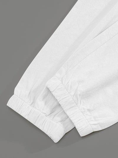Traje Overol Lino con Solapa y Mangas Largas - Image 17