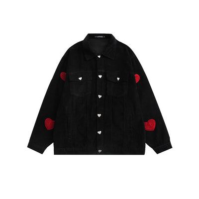 Chaqueta de Pana con Bordado Love String - Image 3