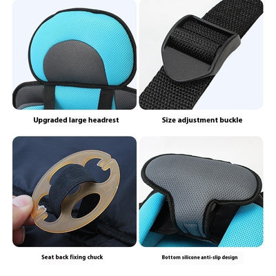 Cojín de Asiento para Auto y Sofá - Comodidad y Seguridad para Niños - Image 3
