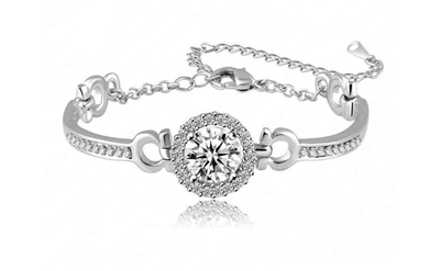 Pulsera de Circonia con Diseño Hearts and Arrows