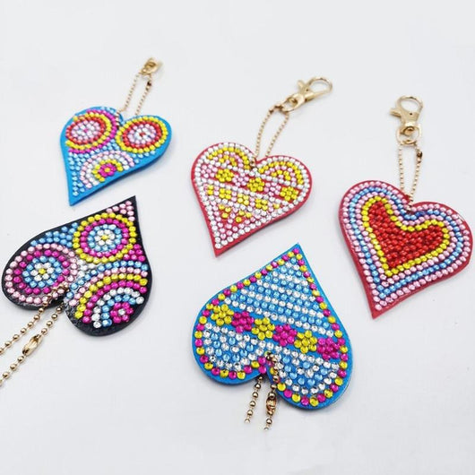 Llavero de Pintura de Diamantes DIY - Joya Personalizada